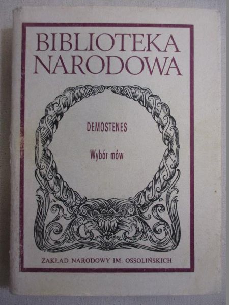 Demostenes - Wybór mów, BN