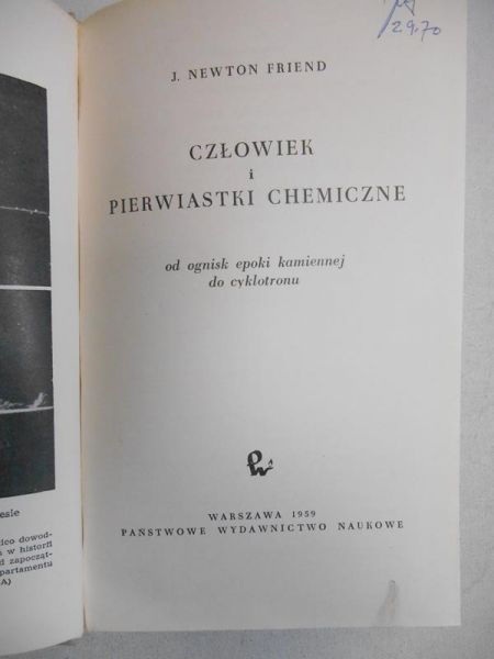 Człowiek i pierwiastki chemiczne