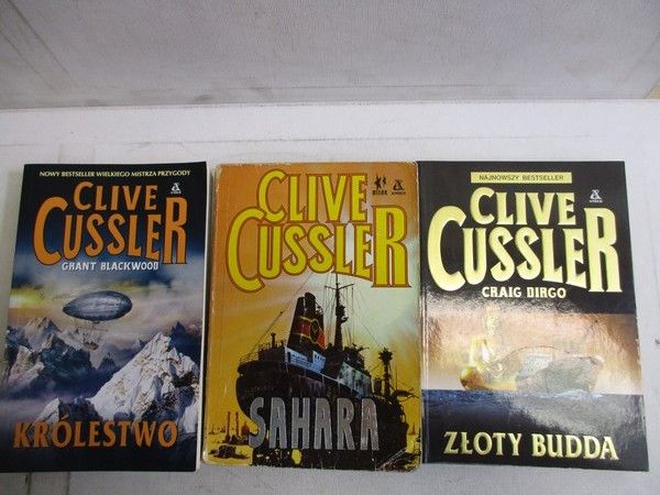 Cussler Clive - Królestwo / Sahara / Złoty Budda
