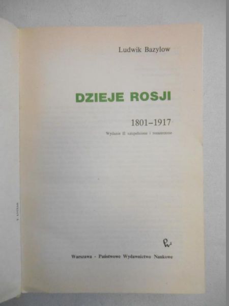 Dzieje Rosji 1801-1917