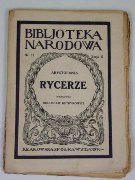 Arystofanes - Rycerze, BN