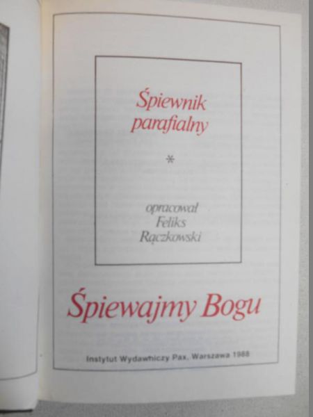 Rączkowski Feliks (opr.) - Śpiewajmy Bogu