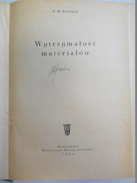 Bielajew N. M. - Wytrzymałość materiałów