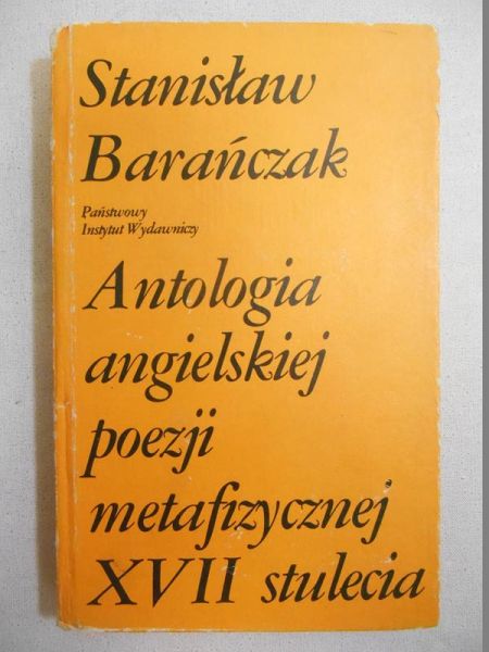 Antologia angielskiej poezji metafizycznej XVII stulecia