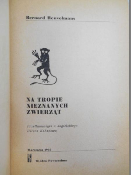 Na tropie nieznanych zwierząt