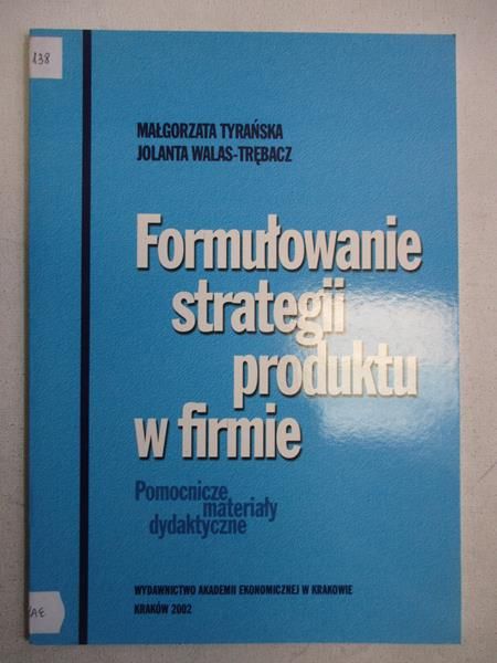 Formułowanie strategii produktu w firmie