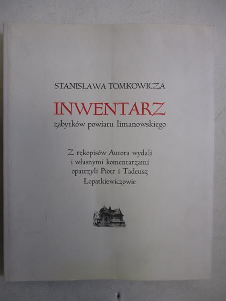 Inwentarz zabytków powiatu limanowskiego