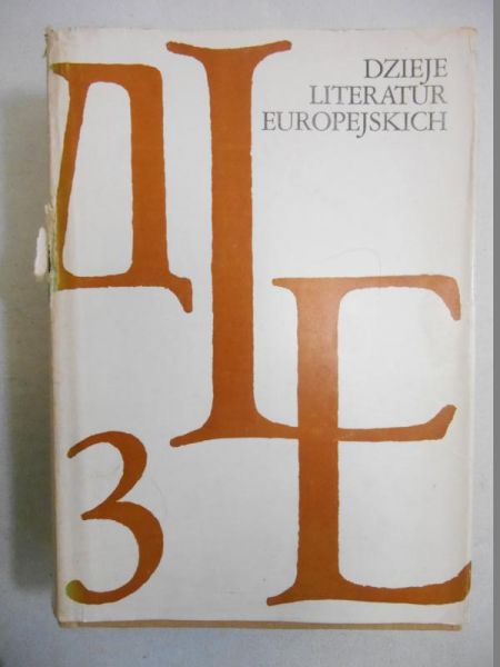 Dzieje literatur europejskich, tom III cz.1