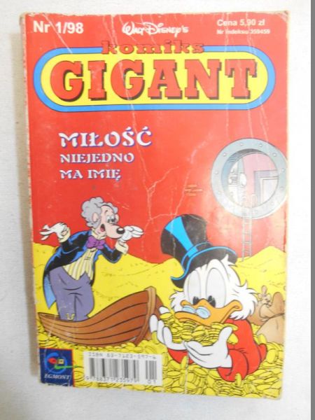 Komiks Gigant: Miłość nie jedno ma imię