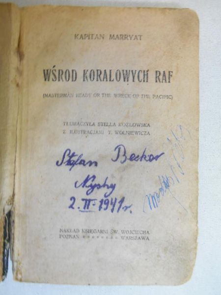 Wśród koralowych raf, 1921 r.