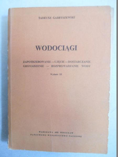 Gabryszewski Tadeusz - Wodociągi