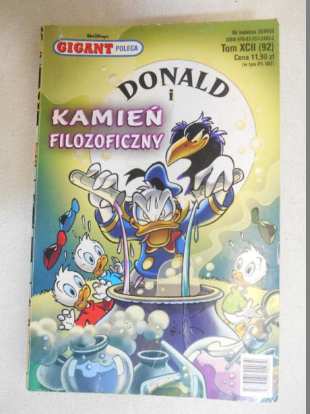 Donald i kamień filozoficzny, Tom XCII