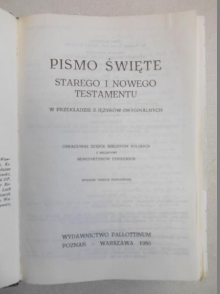 Pismo Święte Starego i Nowego Testamentu