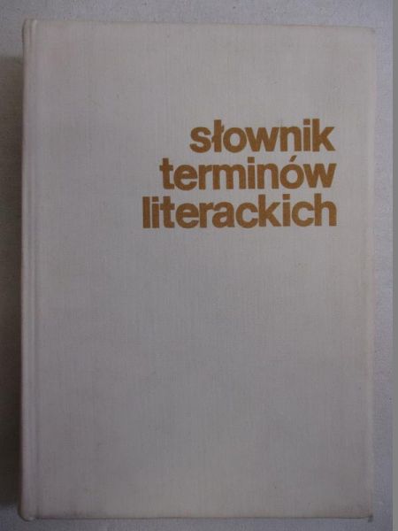 Głowiński Michał - Słownik terminów literackich