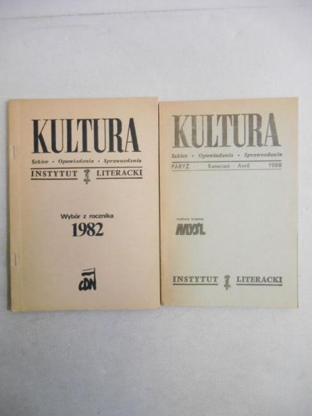 Kultura Szkice - opowiadania - sprawozdania Rocznik 1982/1988