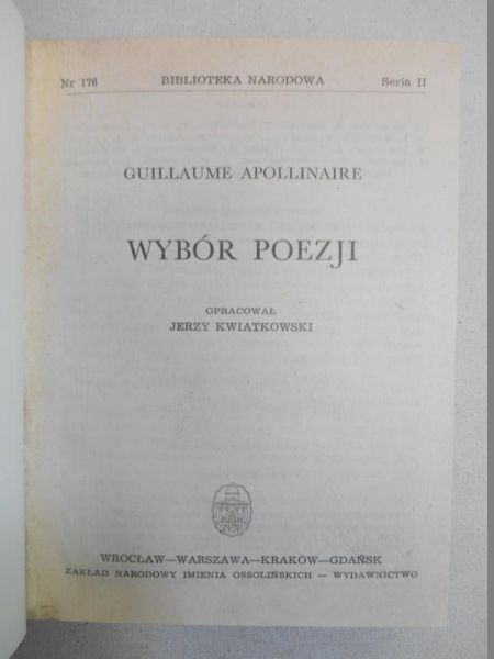 Wybór poezji