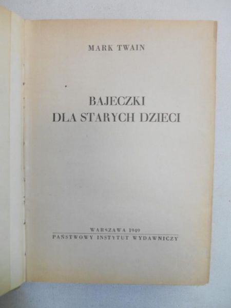 Bajeczki dla starych dzieci, 1949 r.