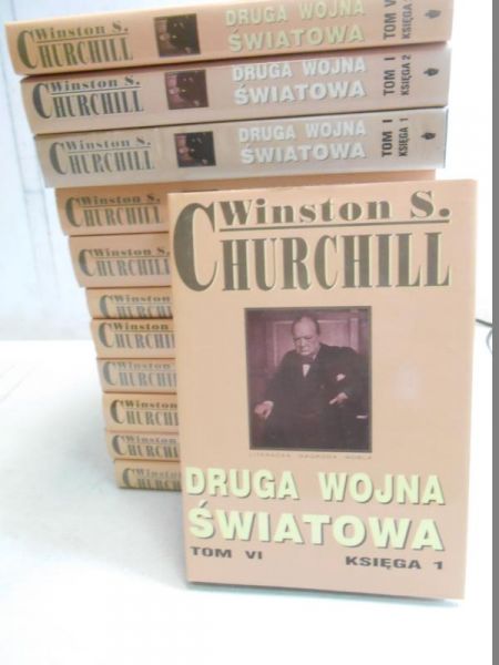 Churchill Winston S. - Druga Wojna Światowa, 12 tomów (komplet)