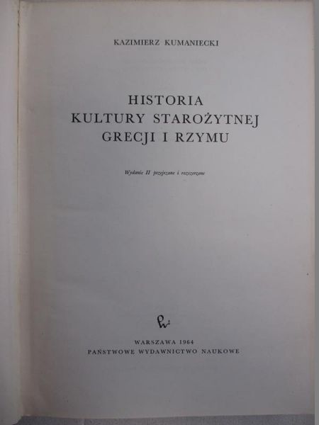 Historia kultury starożytnej Grecji i Rzymu