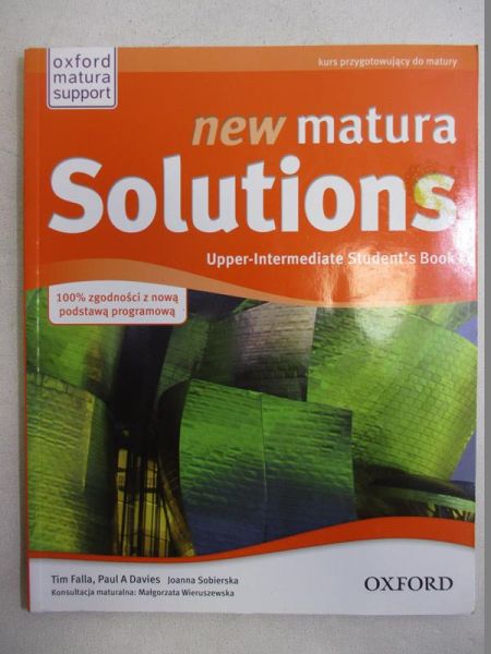 New Matura Solutions. Upper-Intermediate Student's Book + CD