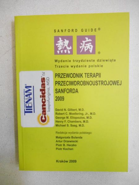 Przewodnik terapii przeciwdrobnoustrojowej Sanforda