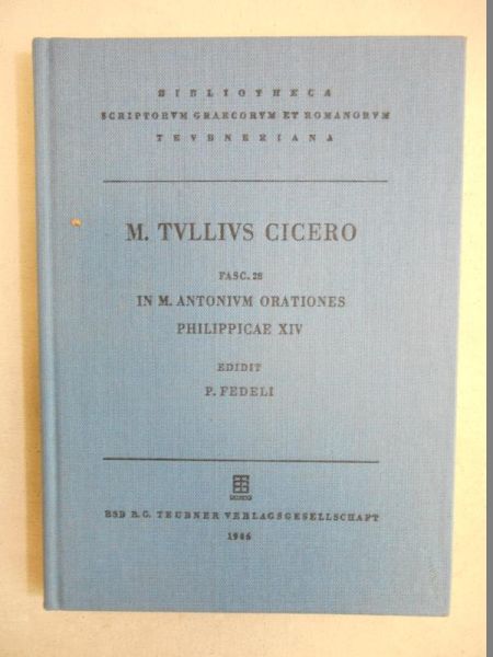 In  Antonium Orationes Phillipicae XIV