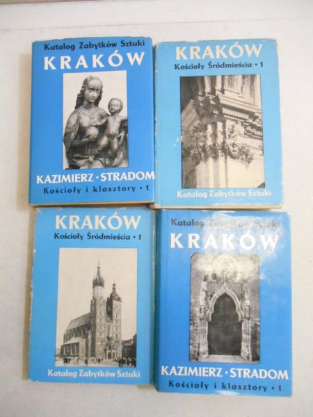 Kraków. Katalog zabytków sztuki, 4 książki