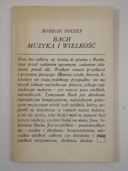 Bach. Muzyka i wielkość