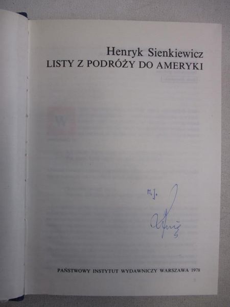Listy z podróży do Ameryki