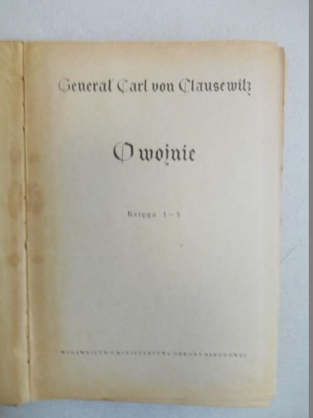 O wojnie, księga 1-5