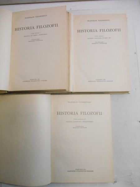 Historia filozofii. Tom I-III