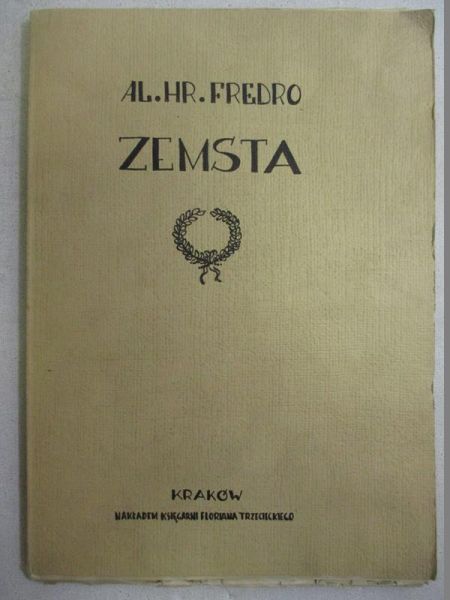 Zemsta, reprint z 1838 r.