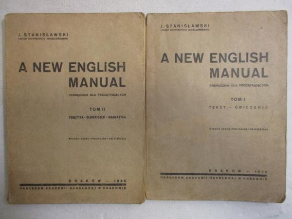 A New English Manual, t. I-II, 1946 r.