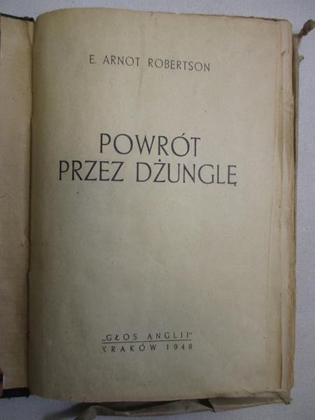 Powrót przez dżunglę, 1948 r.