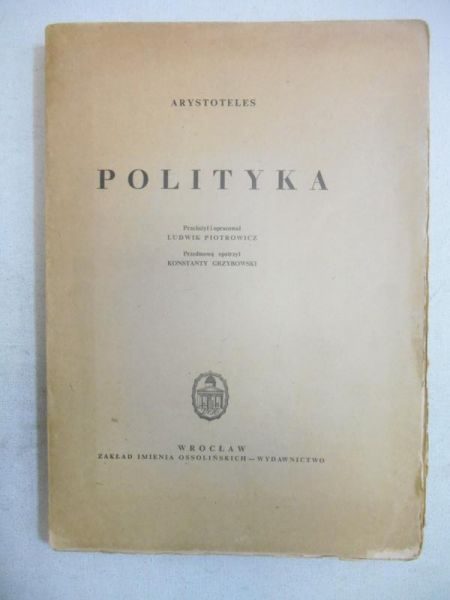 Arystoteles - Polityka