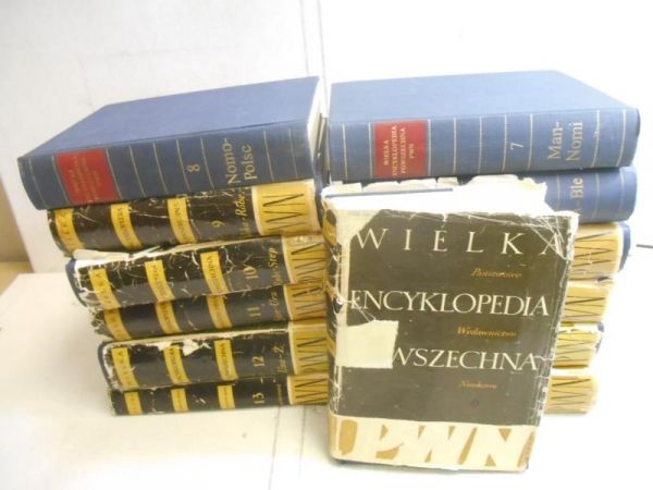 Wielka Encyklopedia Powszechna PWN, Tom I - XIII (komplet)