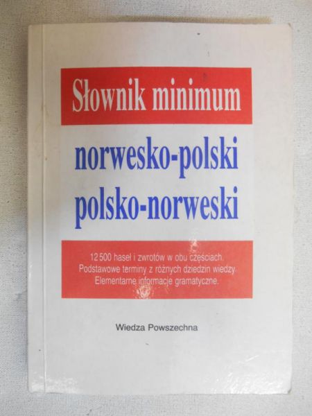 Słownik minimum norwesko-polski, polsko-norweski