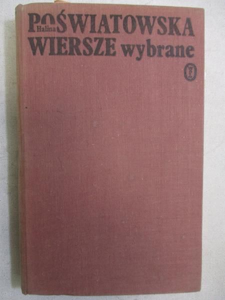 Wiersze wybrane