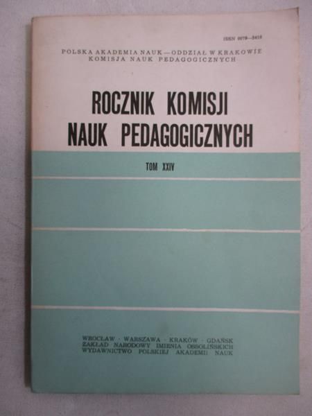 Rocznik Komisji Nauk Pedagogicznych