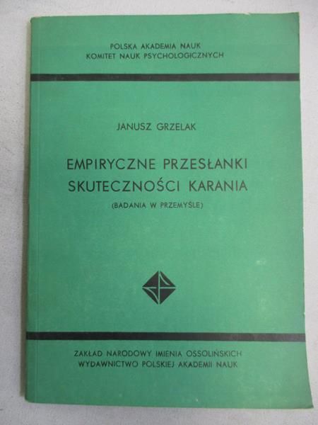 Empiryczne przesłanki skuteczności karania