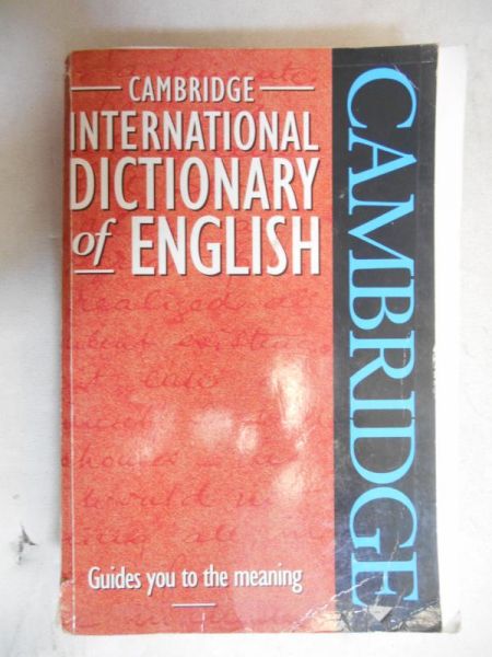 Cambridge International Dictionary of English
