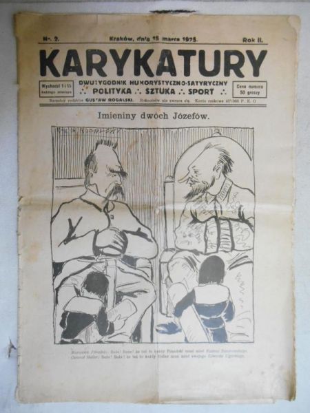 Karykatury, 1925 r.