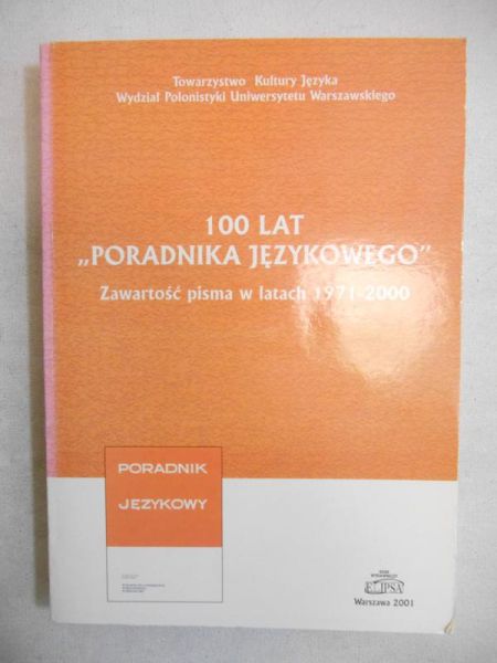100 Lat "Poradnika językowego"
