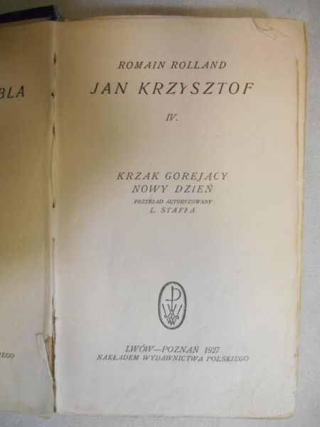 Jan Krzysztof, t. IV, 1927 r.