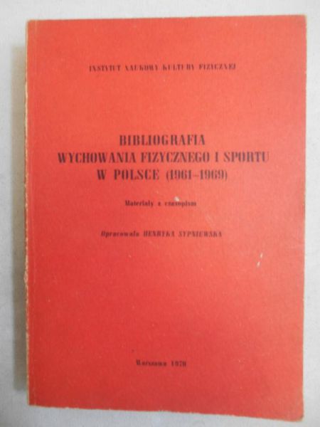 Bibliografia wychowania fizycznego i sportu