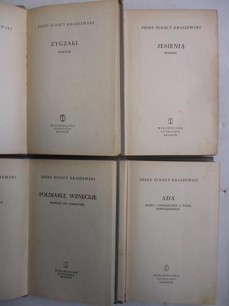Kraszewski Józef Ignacy - Dzieła, 4 książki