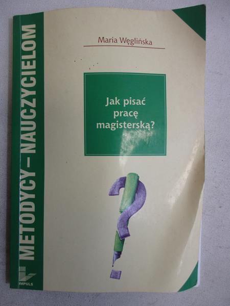 Jak pisać pracę magisterską