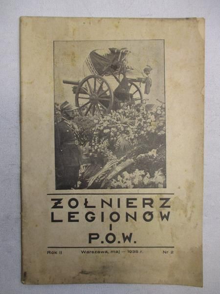 Jankiewicz Wacław - Żołnierz Legionów i P.O.W,  Nr  1, 1938 r.