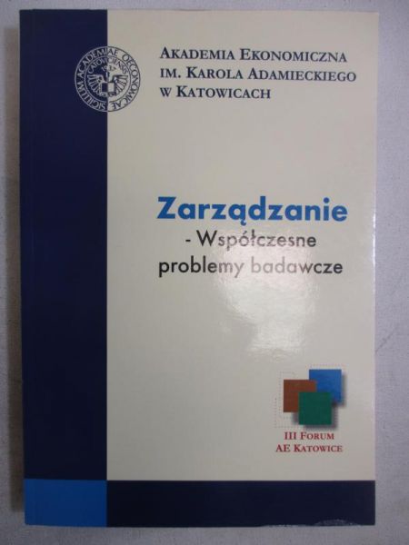 Zarządzanie-współczesne problemy badawcze