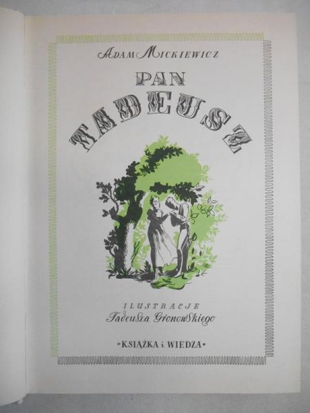 Mickiewicz Adam  -  Pan Tadeusz